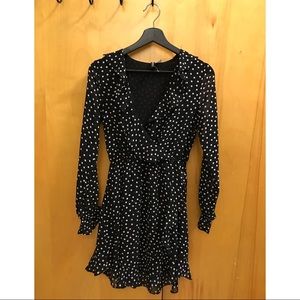 Flirty polka dot long sleeve dress from H&M